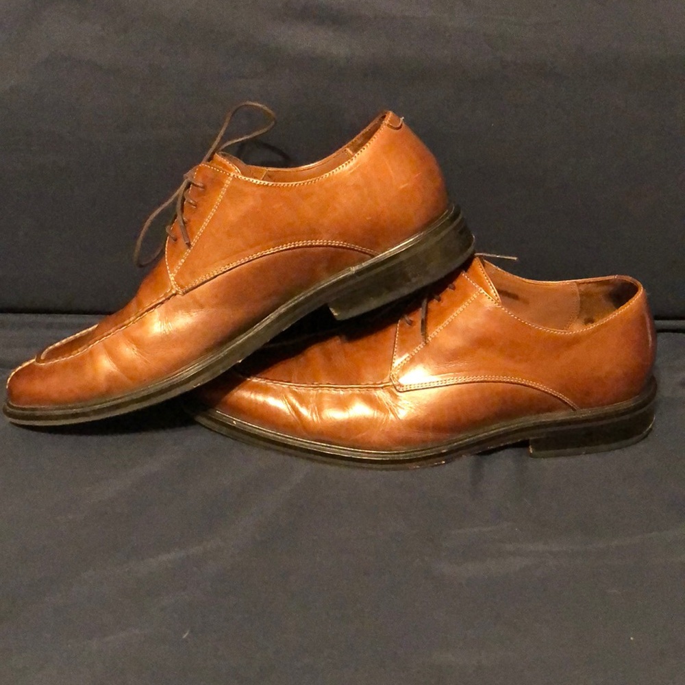 Cole Haan Split Toe Lace Dress Shoes 9 1/2M Tan - Picture 8 of 8
